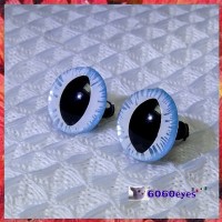 1 Pair  Hand Painted Icicle Cat Eyes Safety Eyes Plastic Eyes